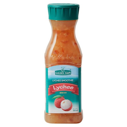 골든팜 리치 과일청, 500ml, 1개