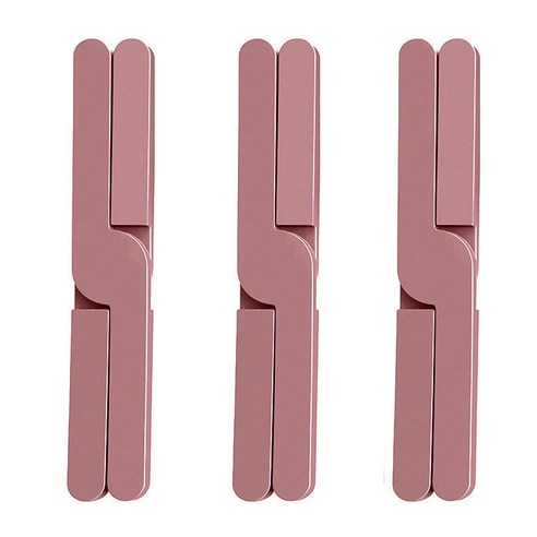 리빙준 접이식 냄비 받침대, 핑크 3개
