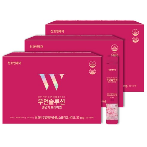 천호엔케어 우먼솔루션 갱년기 프리미엄 영양제 30p