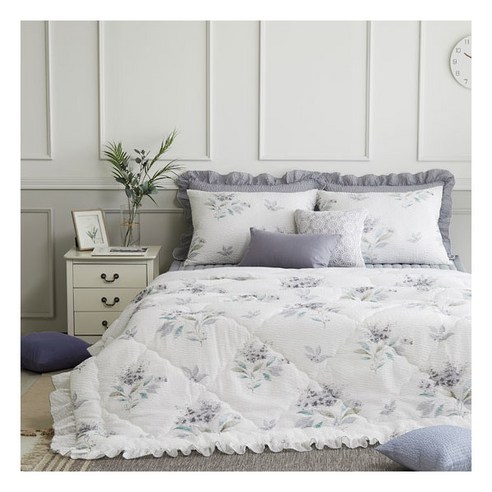 [메리엔느] [Q]썸머 쿨 시어서커 침구 풀세트