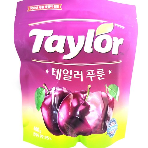 테일러 푸룬 건자두 450g 1봉지 테일러무화과 테일러 푸룬 건자두 450g 1봉지 테일러무화과