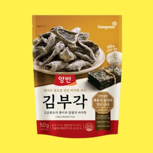 동원 양반 김부각, 50g, 9개