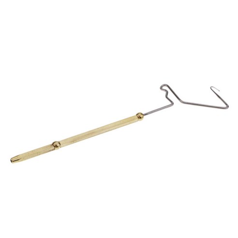 Rotatable Fly Tying Whip Finisher 플라이 타이/타이 파리 용 플라이 타이 도구, L, 황동 스테인레스 스틸, 골드