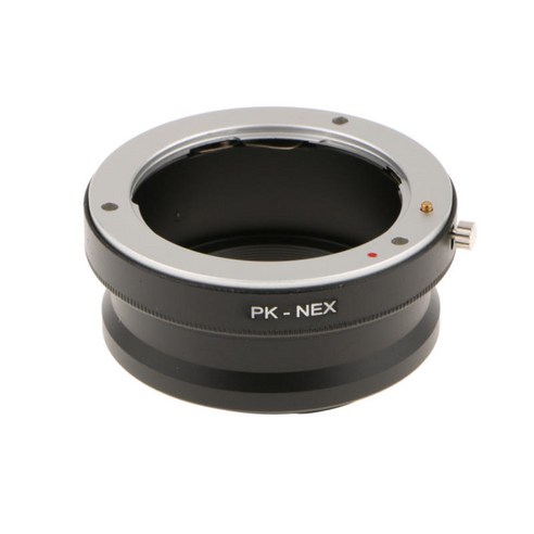 Pentax PK K 용 렌즈 마운트 어댑터-Sony NEX E-Mount 카메라 Nex3 Nex 본체, 60x30mm, 블랙, 금속