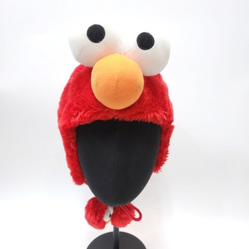 가다컴퍼니 USJ 유니버셜스튜디오 재팬 세서미스트리트 엘모 캐릭터 인형모자 털모자 A748