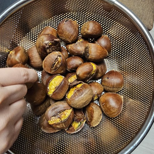 국내산 홀라당 특 포르단밤(칼집) 껍질 쉽게 까지는 먹기편한 에어프라이어 포르단밤, 1kg, 1개