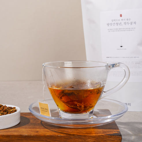 향긋한 구수함으로 건강을 채우는 방앗간청년 작두콩차 삼각티백
