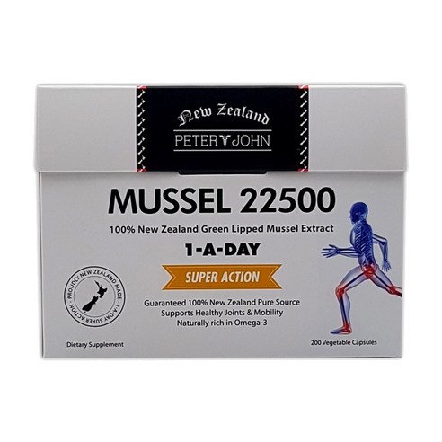 엘제이몰 [피터앤존] 초록입홍합 Mussel 22500 200 C, 1개, 200캡슐