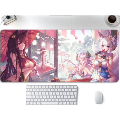 마우스 장패드 벽람항로 Azur Lane 게이밍 마우스 장패드 20종 24567, P5, 80*30cm