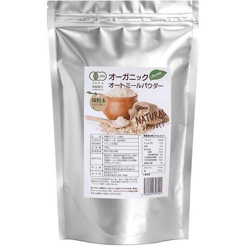 ideALOHA 일본직구 오트밀 자연유래 파우더 1봉지 1200g 초미세 입자 무설탕 무첨가 전곡 국내 공장, 사이즈, 1.2kg, 1개