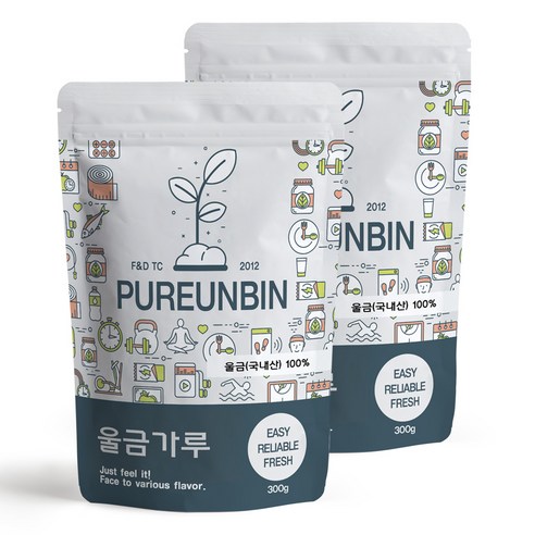 푸른빈 울금 가루 분말 파우더 국내산, 300g, 2개