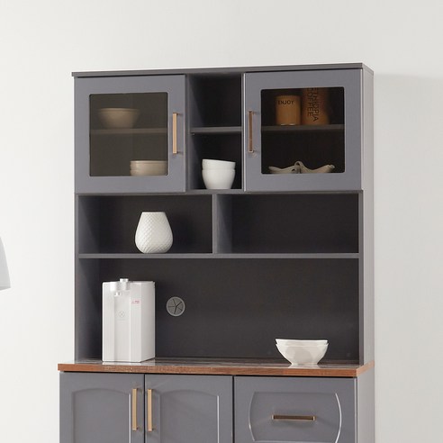 가이온 로아 주방 수납장 서랍장 하부장 상부장 그릇장 다용도수납장 틈새장, 화이트