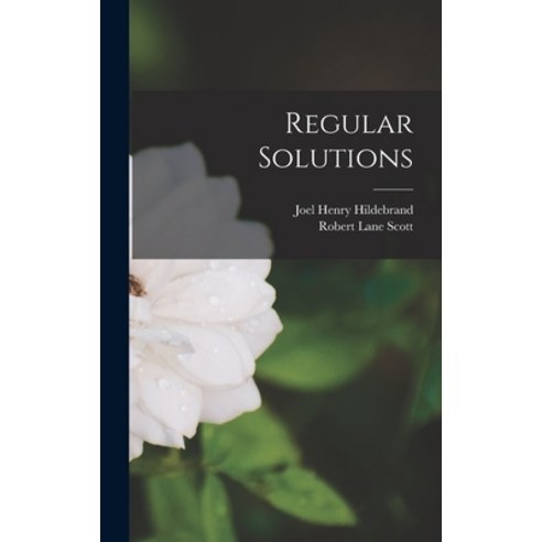 (영문도서) Regular Solutions Hardcover, Hassell Street Press, English, 9781013673993