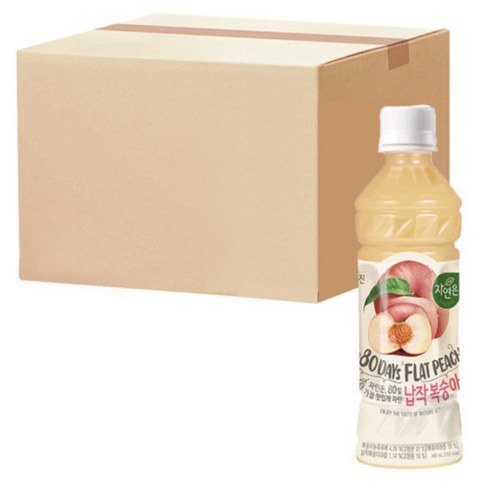 웅진 자연은 납작복숭아 340mlx24개 1박스, 24개, 340ml