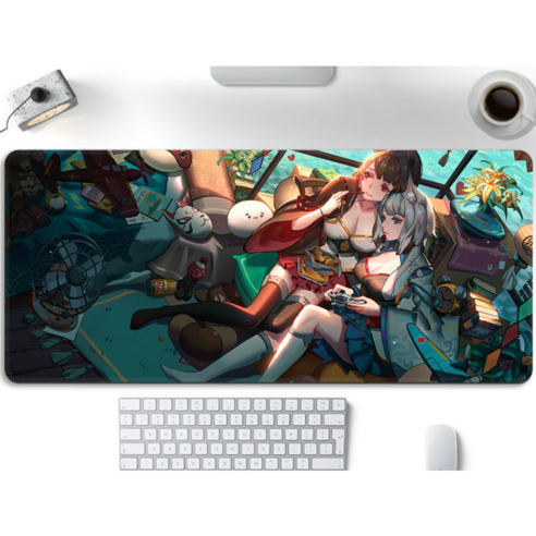 마우스 장패드 벽람항로 Azur Lane 게이밍 마우스 장패드 20종 24567, P6, 80*30cm