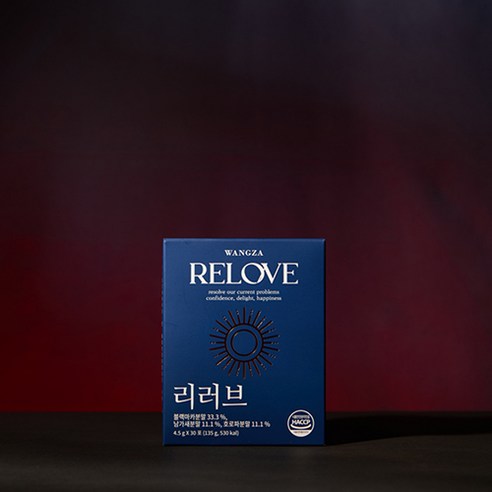 왕자 리러브 신개념 러브 부스터 블랙마카 아연 동충하초 추출물, 1개, 30포