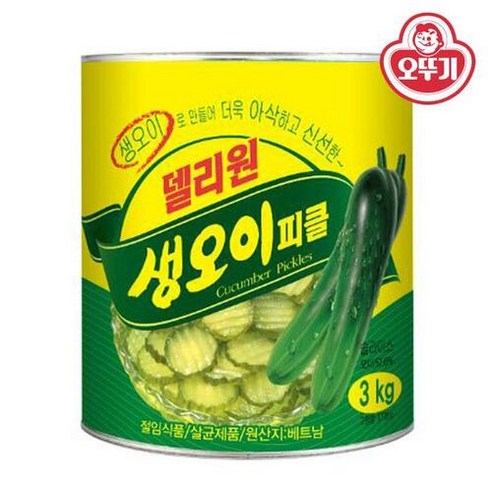 오뚜기 델리원생오이피클 3kg, 상세페이지 참조, 상세페이지 참조, 상세페이지 참조