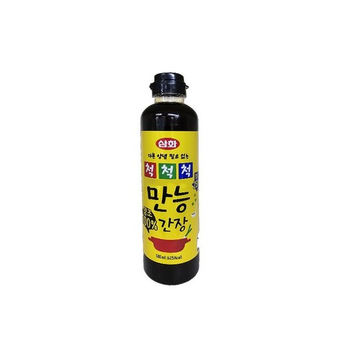 삼화식품 척척척 만능간장, 500ml, 4개 브래그아미노스간장