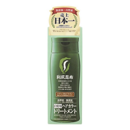 리시리 흰머리용 헤어 컬러 트리트먼트, 내추럴브라운, 1개