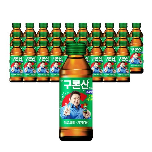 해태음료 영진 구론산 탄산 스파클링 오리지날, 150ml, 30개