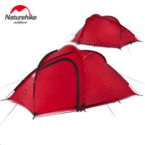| NatureHike Hiby 족 텐트 2-3 인 방수 하이킹 캠핑 매매 돔 1 방 한 홀 4 Season 20D Nylon 실리콘 텐트 와 NatureHike Hiby 족 텐트 2-3... 