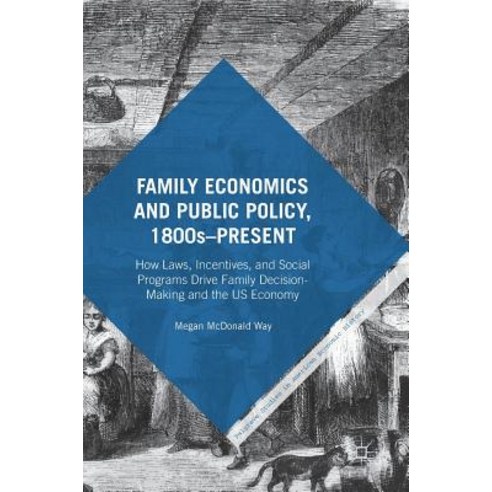 (영문도서) Family Economics and Public Policy 1800s-Present: How Laws Incentives and Social Programs ... Hardcover, Palgrave MacMillan, English, 9781137439611