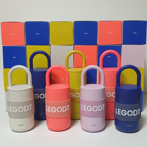 (리뉴얼) 레고트 데일리 컵 루프 텀블러 휴대용 보냉 보온 병, 1개, 400ml, 블루(리뉴얼)
