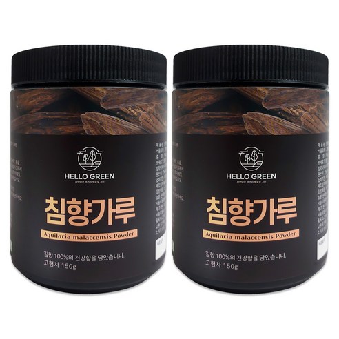 헬로우그린 100% 정품 A급 침향분말 150g 인도네시아, 3개