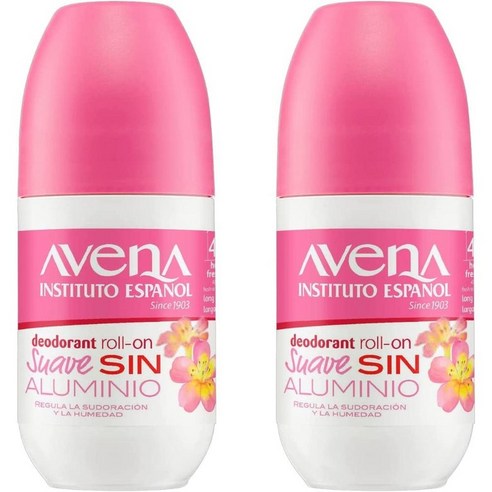 AVANA INSTITUTE SPANOL Avena Instituto Español 데오드란트 롤온 Suave 롱Lasting Non알콜 2팩 of 2.50 Oz each 2 B, 10개