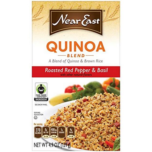 Near East Roasted Pepper and Basil Quinoa Blend 4.9 ounces (Pack of 3), 139g, 3개 - 스낵/시리얼 | 쿠팡