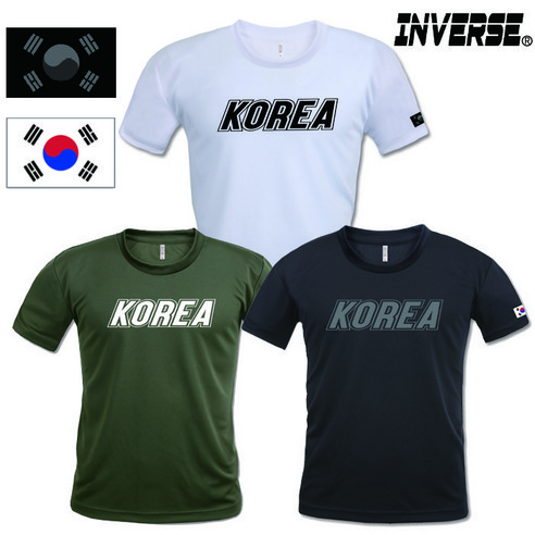 로카티 남녀공용 기능성 쿨론 KOREA 반팔티셔츠 운동 헬스 대한민국 TT-CT02  Best 5