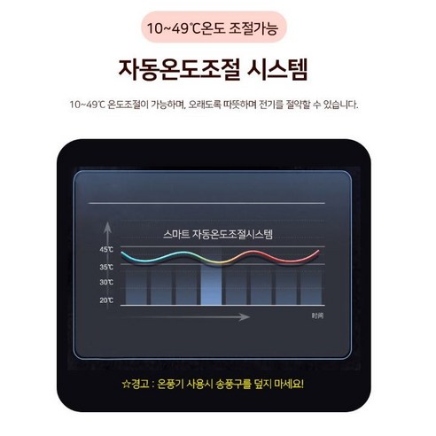편리한 조작과 절전 가능한 벽걸이 온풍기