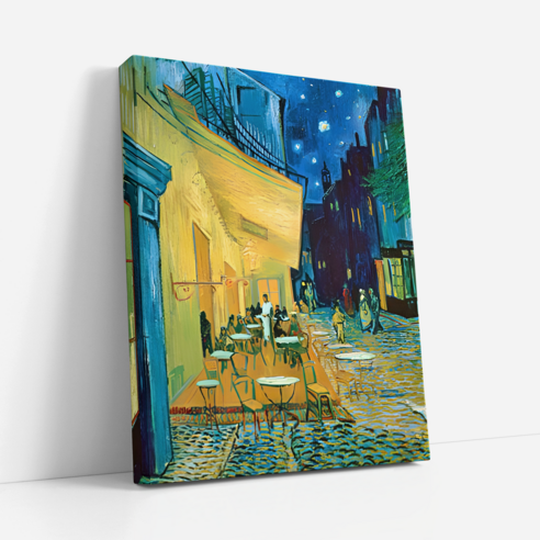 아트앤코 인테리어 캔버스 액자 50x40cm, 반고흐 밤의 카페 테라스