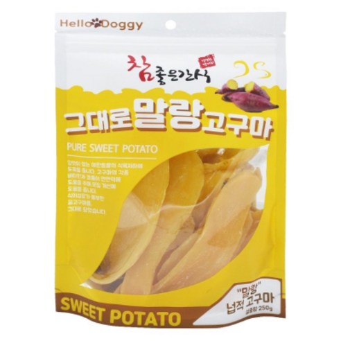 참좋은간식 그대로말랑고구마 250g 넙적, 넙적고구마, 9개