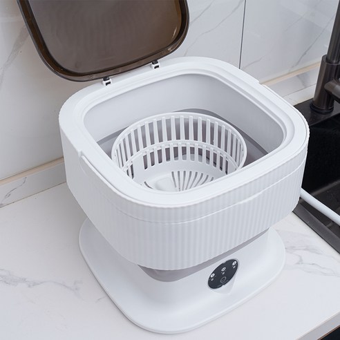 공간 효율과 편리함을 더한 혁신적인 미니 접이식 세탁기