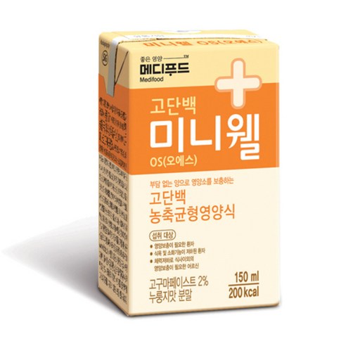 미니웰 OS고농축 균형영양식 고구마 누룽지맛 150ml, 1개