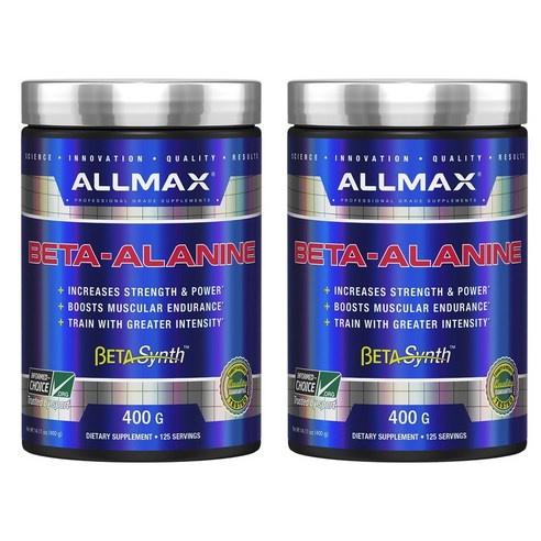 알리맥스 알리맥스 퓨어 베타 알라닌 3200mg 파우더, 2개, 400g