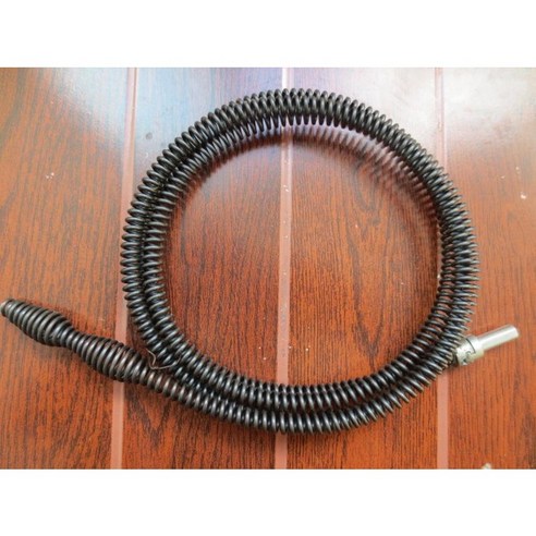 기계 드릴 전기 준설 확장 배수구 스프링 청소기 커넥터 클리너 하수관 하수구뚫는기계, 1개, 14.뾰족코 지름 2.5m 13m..