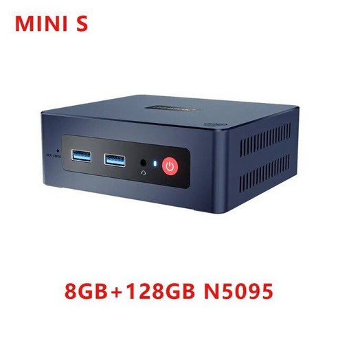 Beelink 미니 S 데스크탑 게임용 컴퓨터 PC 인텔 셀러론 N5095 S12 Pro N95 N100 DDR4 Windows 11, MINI S - 8GB 128GB N5095, 2020년