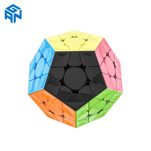 GANCUBE 간즈 퍼즐 간 메가밍크스 마그레브 자기부양 스피드 큐브, UV 블랙, 1개