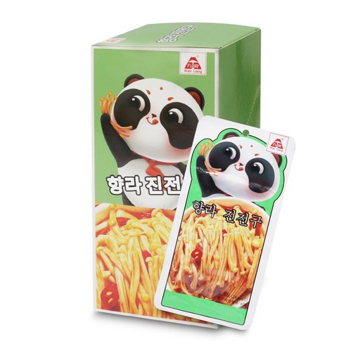 중국 간식 향라 진전구 팽이버섯 무침 22gx20개x1통 대용량 단체 반찬 안주 펑리수