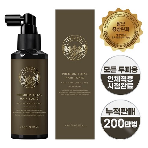 테라픽 프리미엄 토탈 헤어토닉, 160ml, 6개