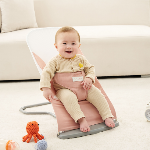 프리맘 바운서: 등 센서 아기도 꿀잠 자는 마법, 엄마의 자유시간 확보!