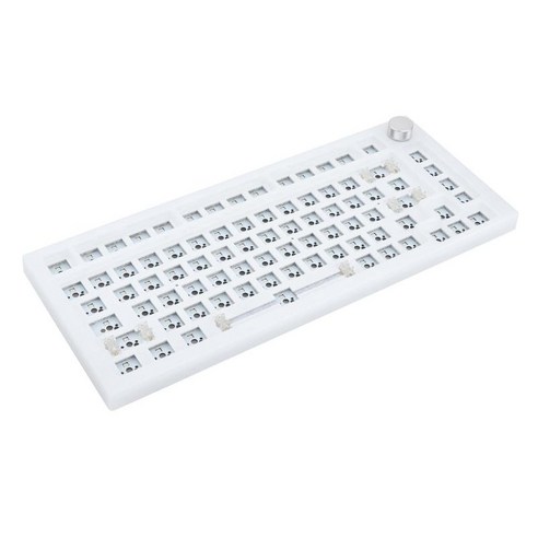 PC용 기계식 키보드 DIY 키트 핫 스왑 가능 Nt75, 33.5x13.5cm, ABS PC, 유백색