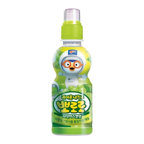 뽀로로 샤인머스캣맛 235ml 24PET 뽀로로 샤인머스캣 음료 팔도 bro*15606ba, 24개, 본상품선택