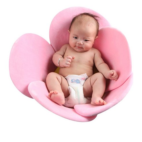 아기의 첫 물놀이를 위한 섬세한 선택, 칼라리움 블루밍 목욕 쿠션 매트