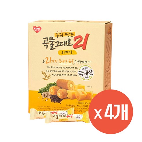 곡물그대로21 구워만든 스낵