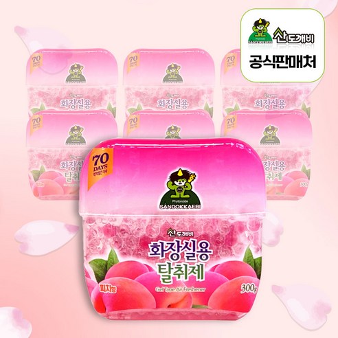 산도깨비 화장실용 탈취제 300g X 4개, 300ml