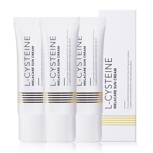키오스킨 엘시스테인 멜라케어 선크림 SPF50+ PA++++, 50ml, 3개