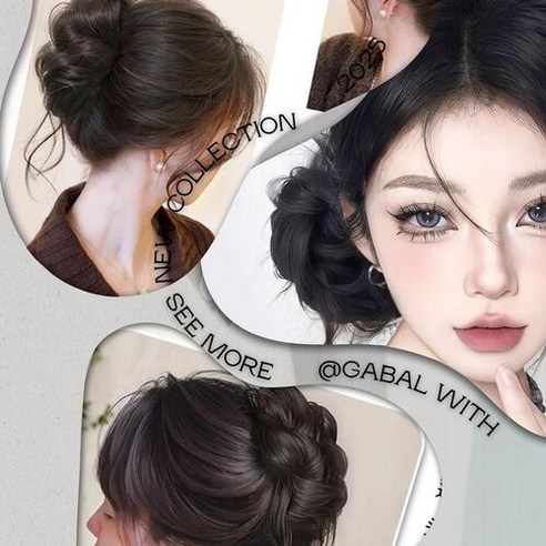 5분 만에 여신 스타일 완성! 가발위드 퀸즈메쉬번으로 드라마틱한 변신을 경험하세요.